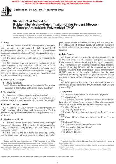 Standards PDF Cover Page