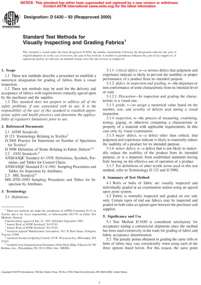 Standards PDF Cover Page