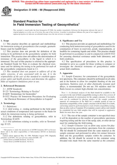 Standards PDF Cover Page