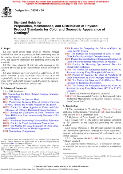 Standards PDF Cover Page