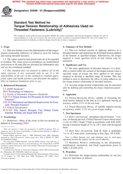 Standards PDF Cover Page