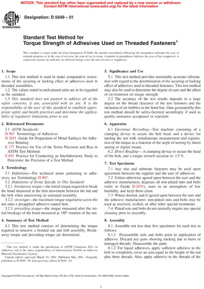 Standards PDF Cover Page