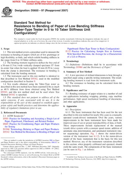 Standards PDF Cover Page