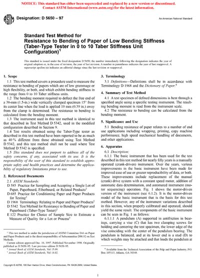 Standards PDF Cover Page