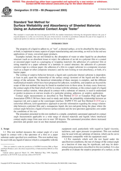 Standards PDF Cover Page