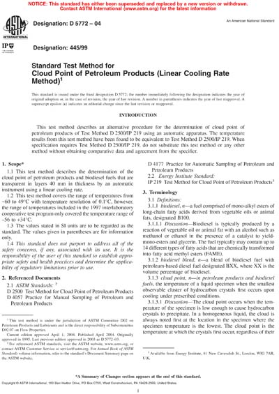 Standards PDF Cover Page