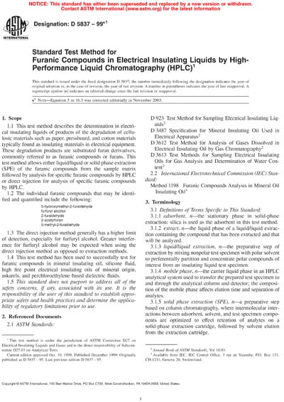 Standards PDF Cover Page