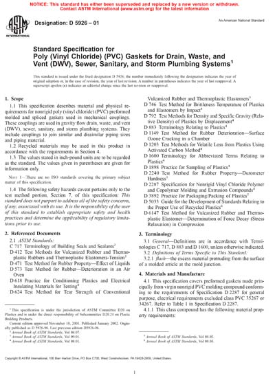 Standards PDF Cover Page