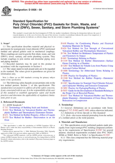 Standards PDF Cover Page