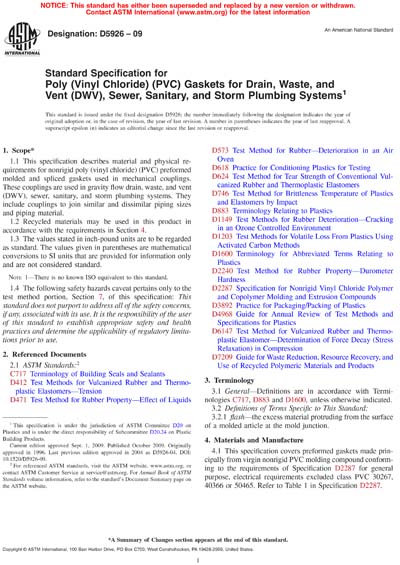 Standards PDF Cover Page
