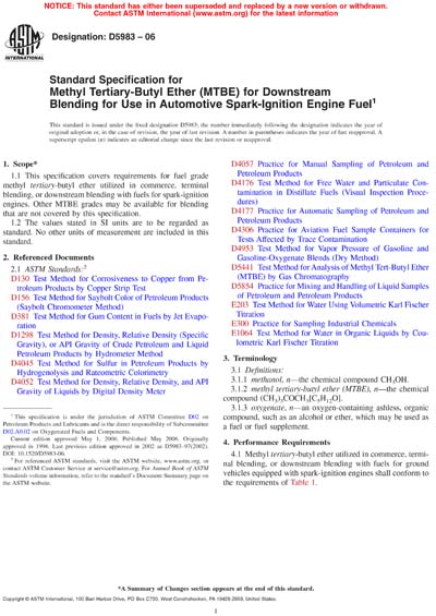 Standards PDF Cover Page
