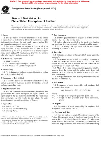 Standards PDF Cover Page
