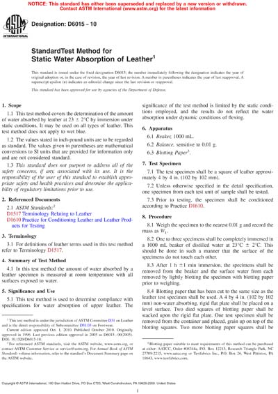 Standards PDF Cover Page