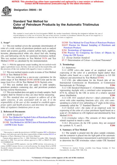 Standards PDF Cover Page