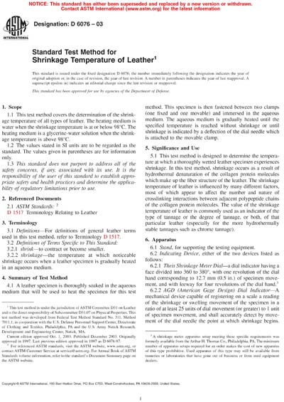 Standards PDF Cover Page