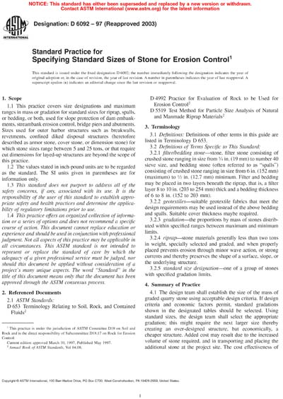 Standards PDF Cover Page