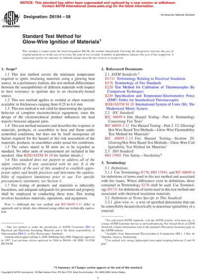 Standards PDF Cover Page