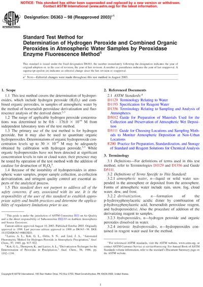 Standards PDF Cover Page