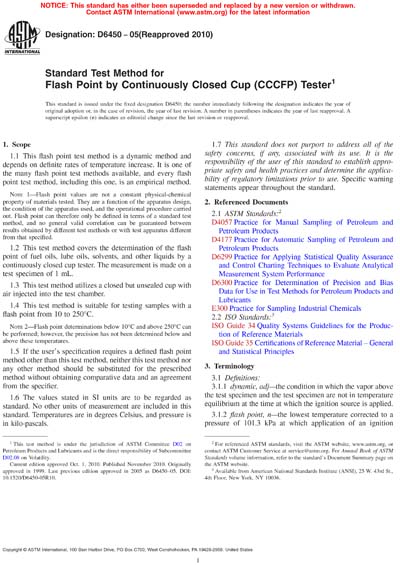 Standards PDF Cover Page
