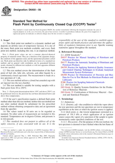 Standards PDF Cover Page