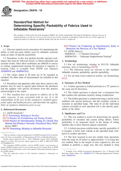 Standards PDF Cover Page