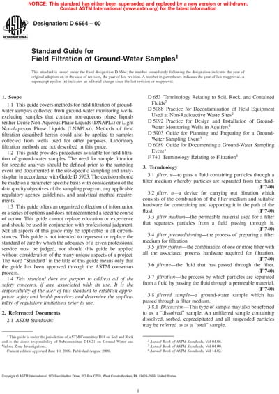 Standards PDF Cover Page
