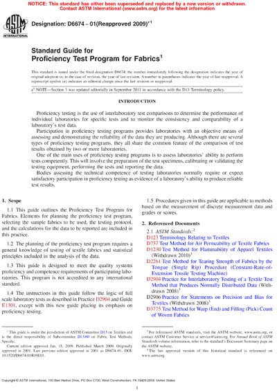 Standards PDF Cover Page