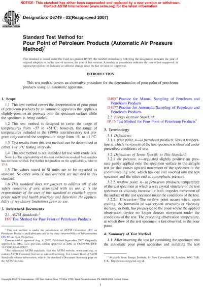 Standards PDF Cover Page