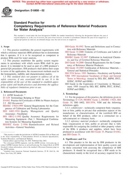 Standards PDF Cover Page