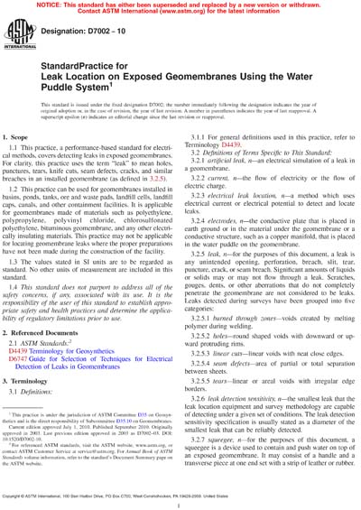 Standards PDF Cover Page