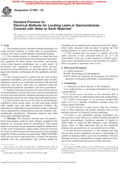 Standards PDF Cover Page