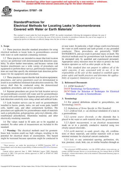 Standards PDF Cover Page