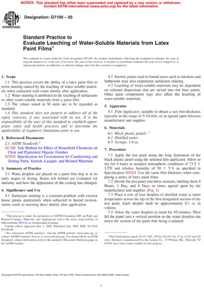 Standards PDF Cover Page