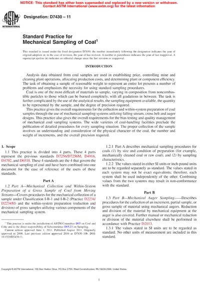 Standards PDF Cover Page