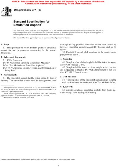Standards PDF Cover Page