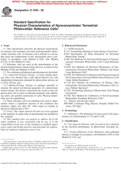 Standards PDF Cover Page