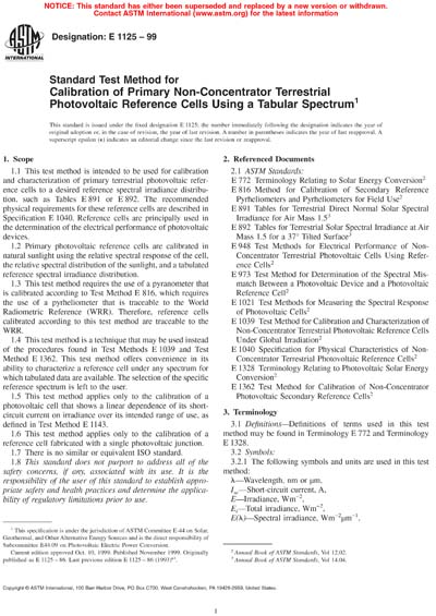 Standards PDF Cover Page