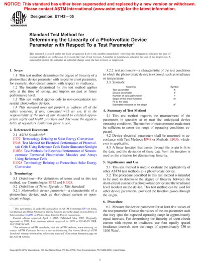 Standards PDF Cover Page