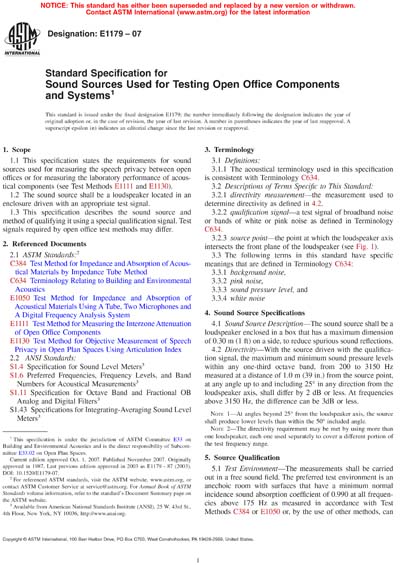 Standards PDF Cover Page