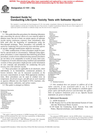 Standards PDF Cover Page
