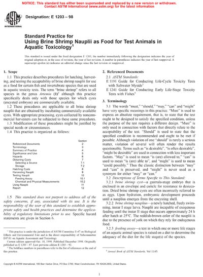 Standards PDF Cover Page