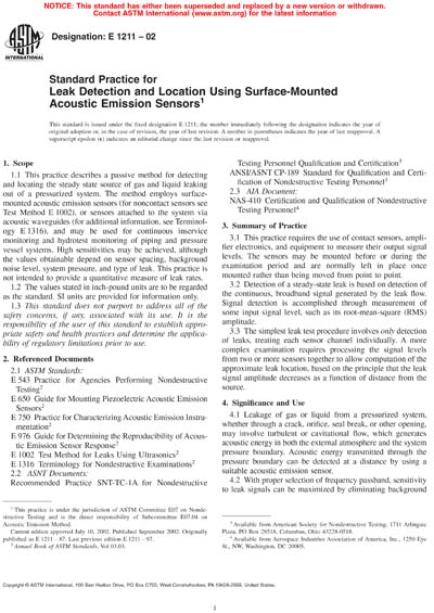 Standards PDF Cover Page
