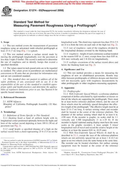 Standards PDF Cover Page
