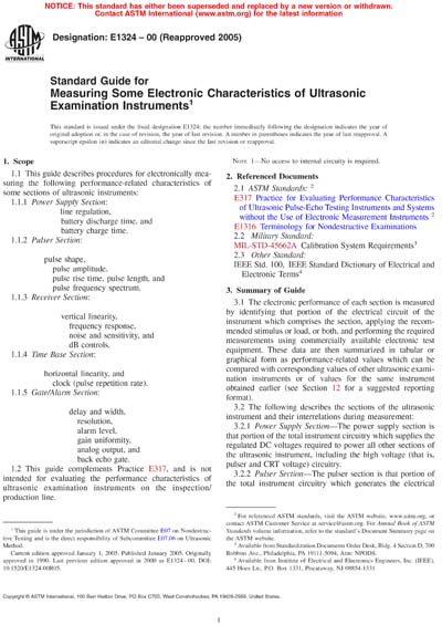 Standards PDF Cover Page