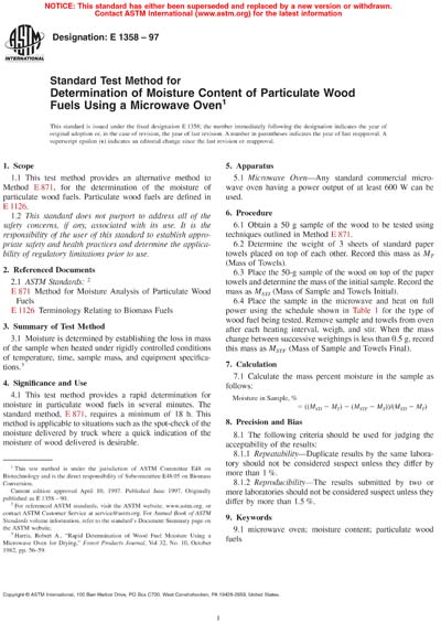 Standards PDF Cover Page