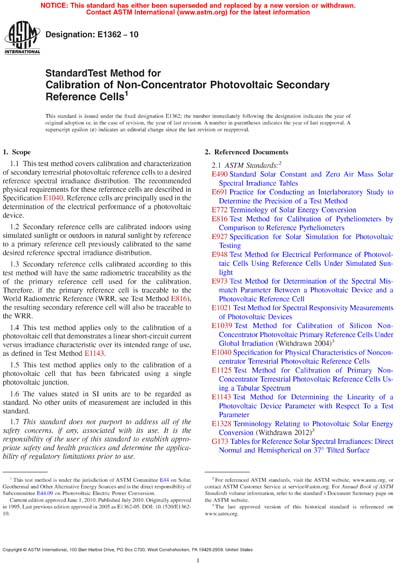 Standards PDF Cover Page
