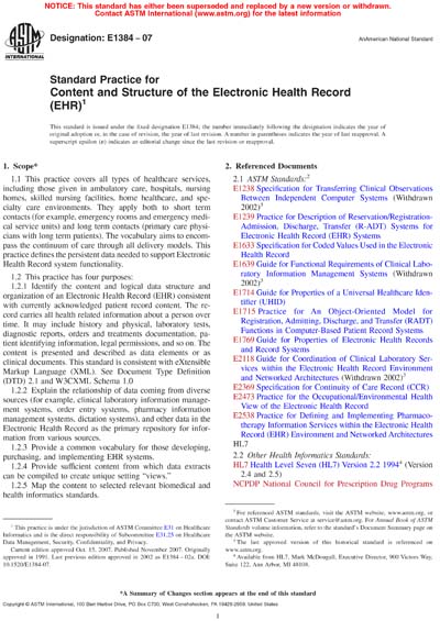 Standards PDF Cover Page