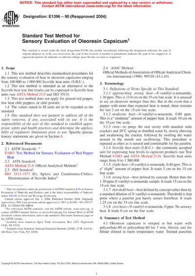 Standards PDF Cover Page