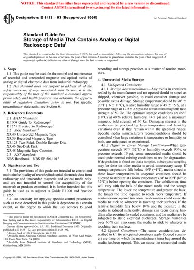 Standards PDF Cover Page