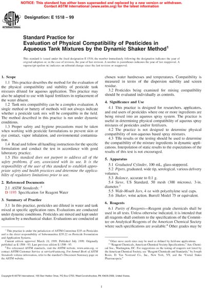 Standards PDF Cover Page